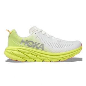 HOKA Women’s Rincon 3 White - Citrus Glow Running Shoes Size 9.5
